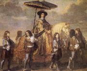 LE BRUN, Charles Chancellor Seguier at the Entry of Louis XIV into Paris in 1660 oil on canvas